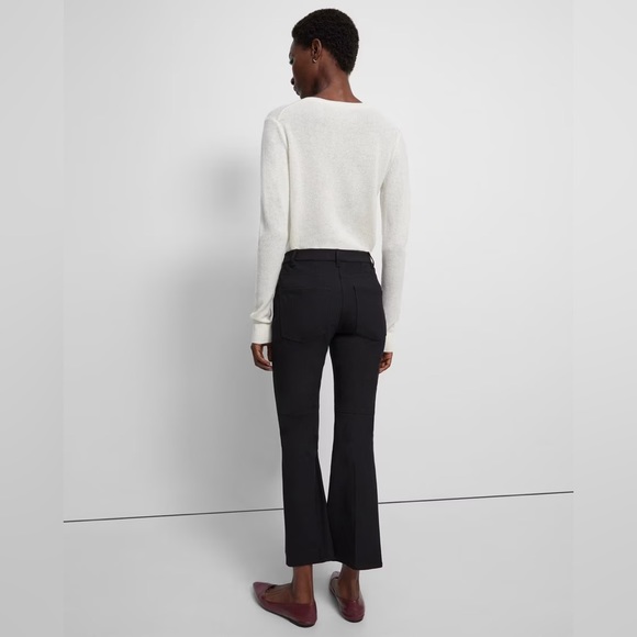Theory 5-Pocket Kick Pant in Stretch Cotton - Picture 2 of 11
